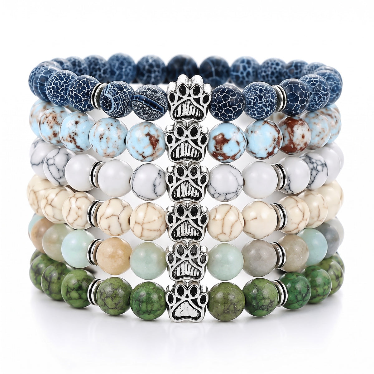 Ocean & Meadow (Set of 6 Bracelets)