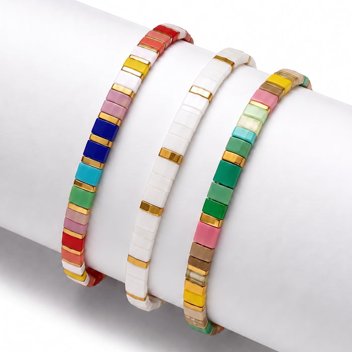 Carnival (Set of 3 Tile Bracelets)