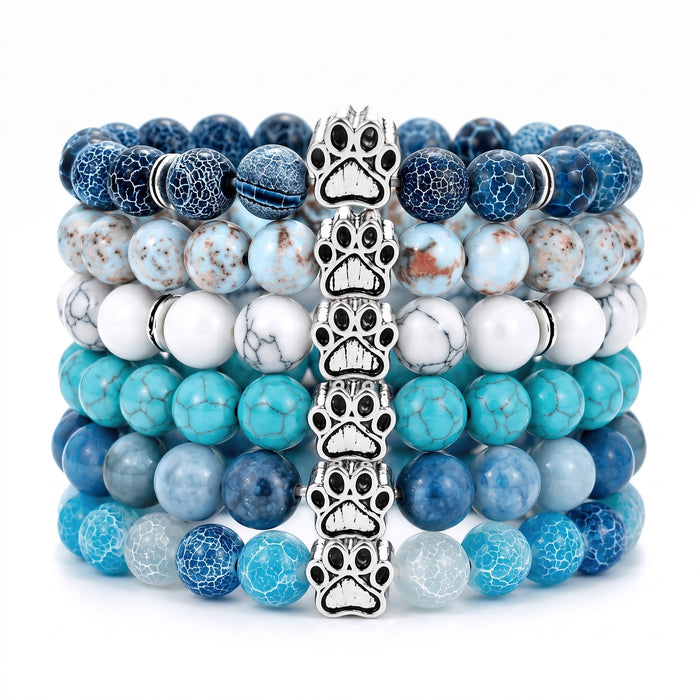 Deep Blue (Set of 6 Bracelets)
