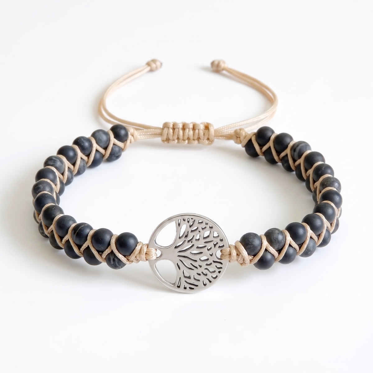 Ebony Tree of Life Bracelet