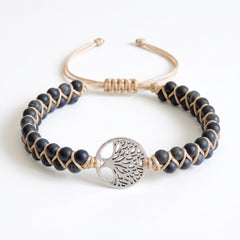 Ebony Tree of Life Bracelet