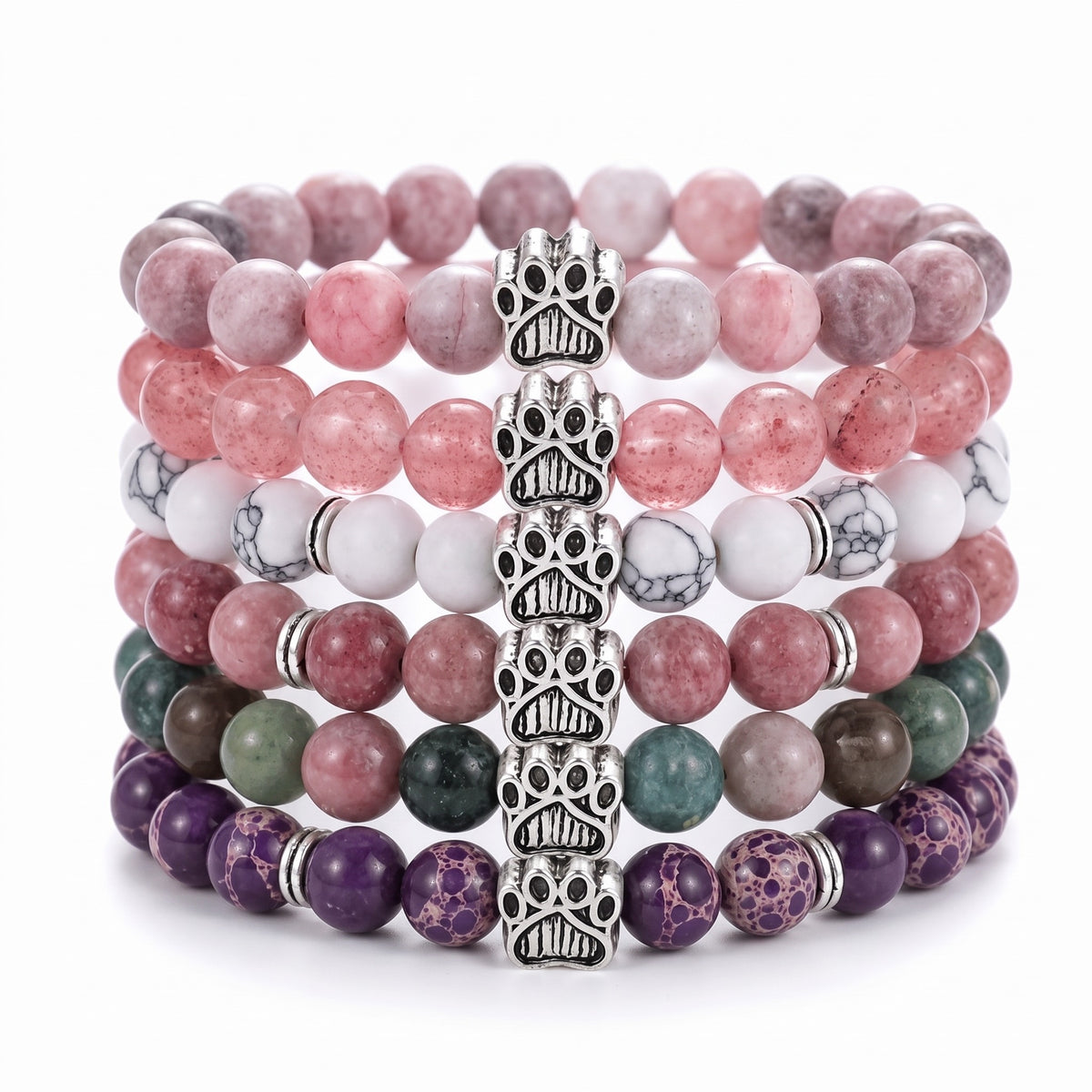 Rose Garden (Set of 6 Bracelets)