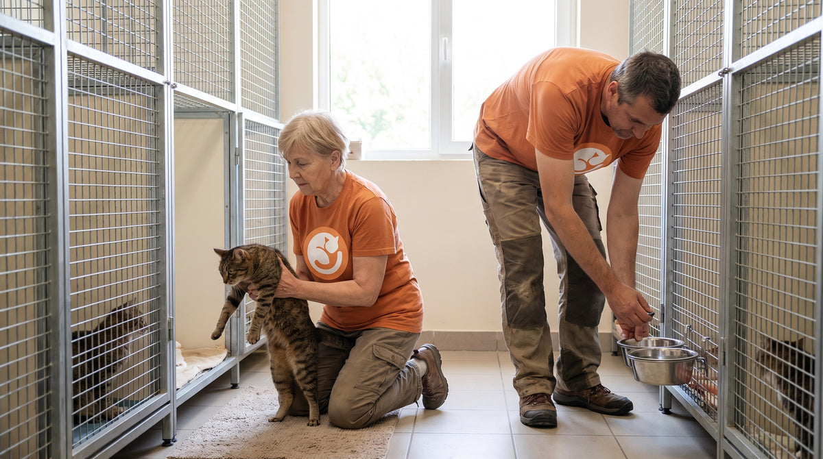 The Cat Kind volunteers